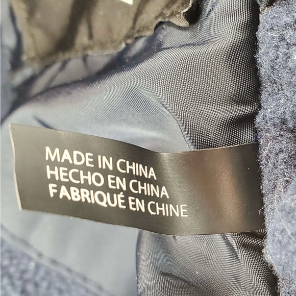 DKNY baby puffer jacket Blue with rainbow polka dots - Picture 9 of 9